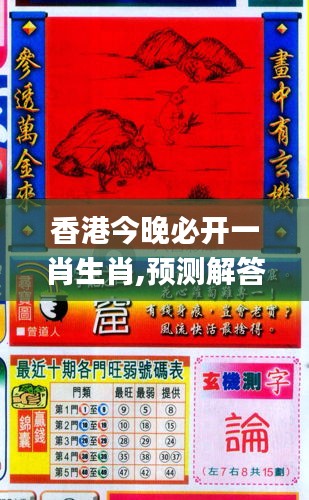 香港和彩王中王精準(zhǔn)一肖，揭秘彩票預(yù)測(cè)之謎，揭秘彩票預(yù)測(cè)之謎，香港和彩王中王精準(zhǔn)預(yù)測(cè)一肖技巧